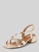 Tamaris Sandaletten aus echtem Leder in Gold, Größe 40