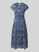 Mango Midikleid mit durchgehender Knopfleiste Modell 'NEMO' in Hellbla...