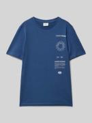 s.Oliver RED LABEL Regular Fit T-Shirt aus reiner Baumwolle in Rauchbl...