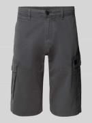 s.Oliver RED LABEL Relaxed Fit Cargoshorts aus Baumwoll-Mix in Anthraz...