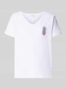 Milano Italy Relaxed Fit T-Shirt aus reiner Baumwolle in Weiss, Größe ...