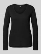 BOSS Slim Fit Pyjama-Oberteil aus Baumwoll-Mix in Black, Größe XL