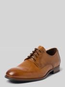 Lloyd Derby-Schuhe aus Leder Modell 'Sabre' in Cognac, Größe 42,5