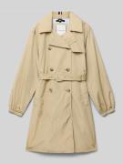 Tommy Hilfiger Teens Trenchcoat mit Taillengürtel in Camel, Größe 140