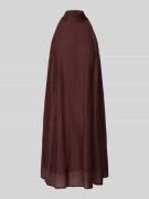 MSCH Copenhagen Knielanges Kleid mit Neckholder Modell 'Alithea Fausti...