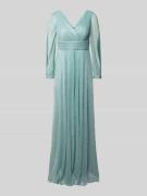 TROYDEN COLLECTION Abendkleid in Wickel-Optik in Mint, Größe 34
