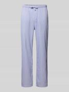 Tommy Hilfiger Regular Fit Pyjama-Hose aus reiner Baumwolle in Hellbla...