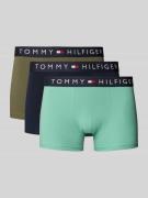 Tommy Hilfiger Trunks aus Baumwoll-Mix im 3er-Pack in Khaki, Größe L