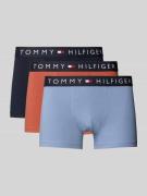 Tommy Hilfiger Trunks aus Baumwoll-Mix im 3er-Pack in Rostrot, Größe L