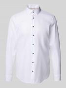 Jake*s Super Slim Fit Business-Hemd mit Kentkragen in Weiss, Größe 35/...