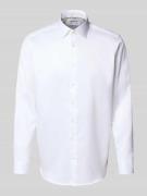 Jake*s Regular Fit Business-Hemd mit Kentkragen in Weiss, Größe 45/46