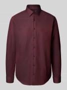 Jake*s Regular Fit Business-Hemd mit Kentkragen in Rostrot, Größe 39/4...