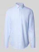 Jake*s Slim Fit Business-Hemd mit Kentkragen in Bleu, Gr&#xF6;&#xDF;e 37/38