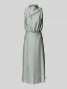 Swing Midikleid mit Nahtreißverschluss in Lind, Größe 46