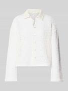 Christian Berg Woman Relaxed Fit Hemdbluse aus Baumwoll-Mix in Offwhit...