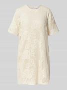 Jake*s Collection Minikleid mit 1/2-Arm in Ecru, Größe 42