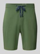 Christian Berg Men Regular Fit Sweatshorts mit Tunnelzug in Dunkelgrue...
