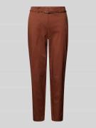 Christian Berg Woman Slim Fit Stoffhose mit verkürztem Schnitt in Mitt...