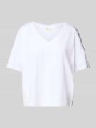 Tom Tailor Denim Boxy Fit T-Shirt aus reiner Baumwolle in Weiss, Größe...