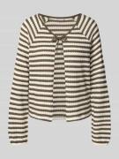 Tom Tailor Denim Regular Fit Strickjacke aus Baumwoll-Mix in Oliv, Grö...