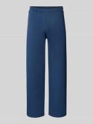 REVIEW Sweatpants mit elastischem Bund in Dunkelblau, Größe L