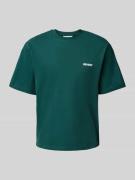 REVIEW T-Shirt mit Rundhalsausschnitt in Dunkelgruen, Größe L