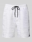 Ellesse Regular Fit Shorts mit Tunnelzug Modell 'DISTORTA' in Weiss, G...