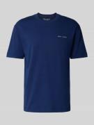 Marc O'Polo Regular Fit T-Shirt aus reiner Baumwolle in Royal, Größe L