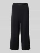 Marc O'Polo Regular Fit Marlenehose aus Lyocell-Mix in Black, Größe L