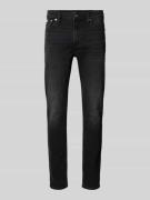 Calvin Klein Jeans Slim Fit Jeans im 5-Pocket-Design in Black, Größe 3...