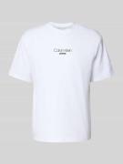 Calvin Klein Jeans Relaxed Fit T-Shirt mit Rundhalsausschnitt in Weiss...
