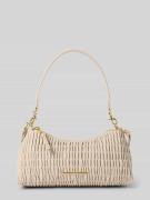 CK Calvin Klein Handtasche mit Label-Detail in Beige, Größe 1