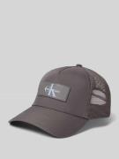 CK Calvin Klein Cap mit Label-Patch in Mittelgrau, Größe 1