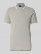 G-Star Raw Slim Fit Poloshirt mit Label-Stitching Modell 'Dunda' in He...
