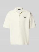 Pegador Relaxed Fit Freizeithemd mit Strukturmuster Modell 'Jovren' in...