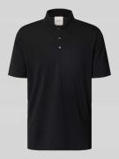 CK Calvin Klein Regular Fit Poloshirt mit 1/2-Arm in Black, Größe L