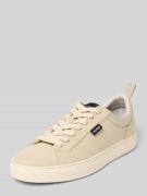 HUGO Sneaker mit Schnürung und Label-Detail Modell 'Morrie' in Beige, ...