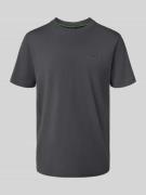 BOSS Green Regular Fit T-Shirt aus Baumwoll-Mix in Dunkelgrau, Größe X...