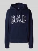 GAP Sweatjacke mit Kapuze in Dunkelblau, Größe L