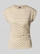 BOSS Slim Fit T-Shirt aus reiner Baumwolle in Beige Melange, Größe L