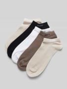 BOSS Sneaker-Socken aus Baumwoll-Mix im 5er-Pack in Offwhite, Größe 39...