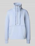 JOOP! Sweatshirt mit Troyer-Kragen Modell 'TALESIA' in Hellblau, Größe...