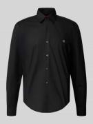 HUGO Freizeithemd mit Knopfleiste Modell 'Ermo' in Black, Größe S