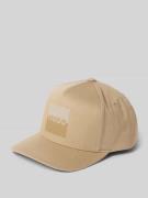 HUGO Basecap mit Label-Print Modell 'Marsel' in Beige, Größe 1