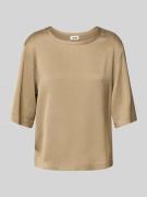 Drykorn Blusenshirt mit 3/4-Ärmel Modell 'DIEDRA' in Camel, Größe 42
