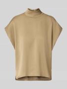 Drykorn Blusenshirt mit Stehkragen Modell 'ALARIA' in Camel, Größe 34