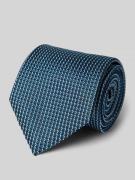 BOSS Seidenkrawatte mit Strukturmuster in Aqua, Größe 1