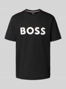 BOSS Regular Fit T-Shirt aus reiner Baumwolle in Black, Größe M