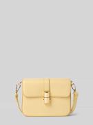 Seidenfelt Handtasche mit Klickverschluss Modell 'LILLA' in Hellgelb, ...