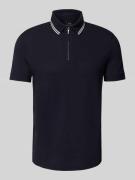 ARMANI EXCHANGE Poloshirt mit kurzem Reißverschluss in Marine, Größe X...